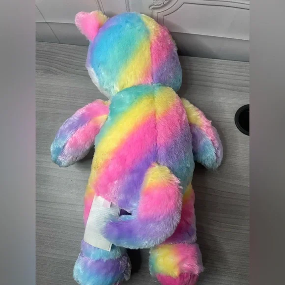 Build-A-Bear Great Wolf Lodge Rainbow Bear Plush - Picture 4 of 5